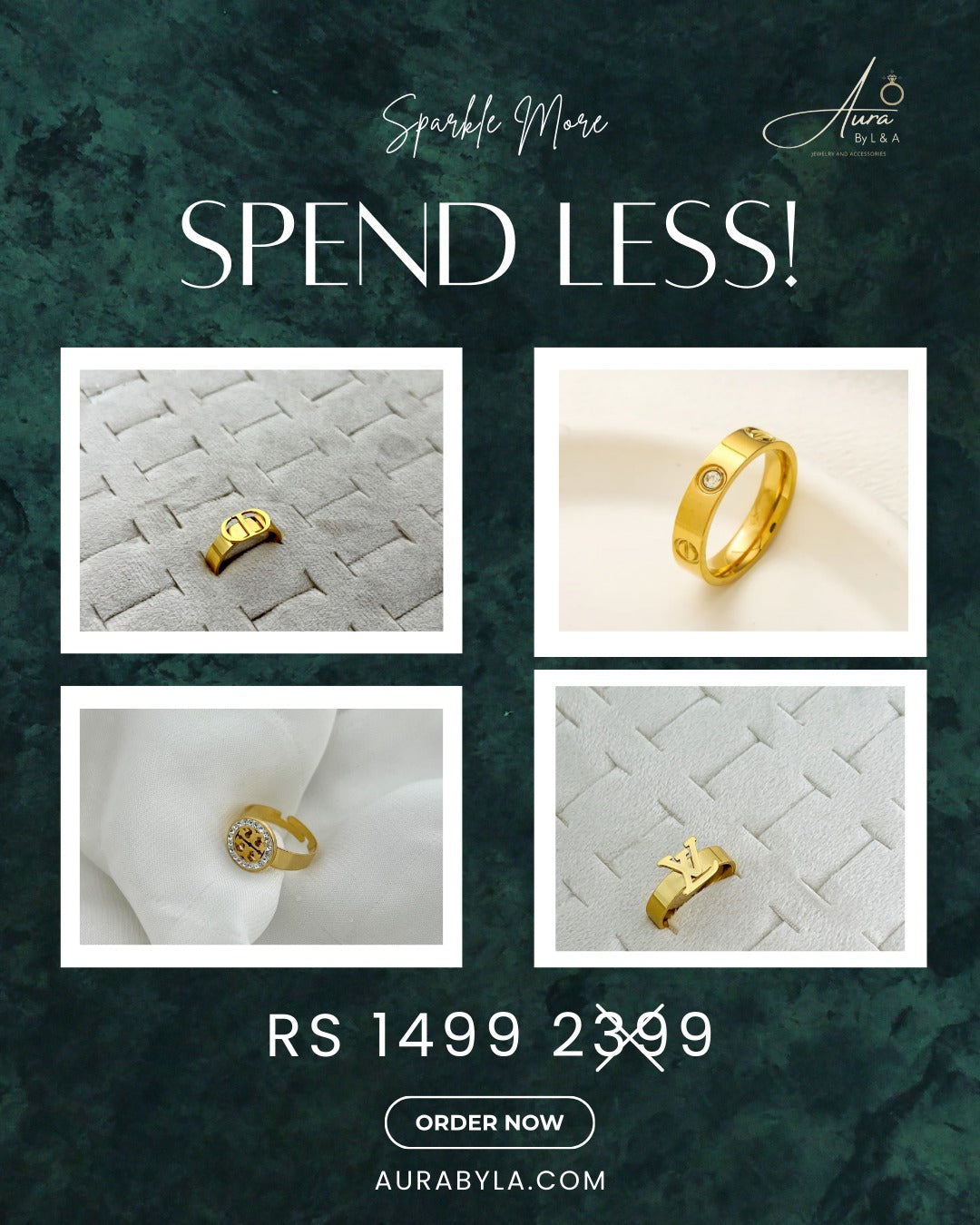 4 Rings Collection Sparkle More, Spend Less – Elegant Rings