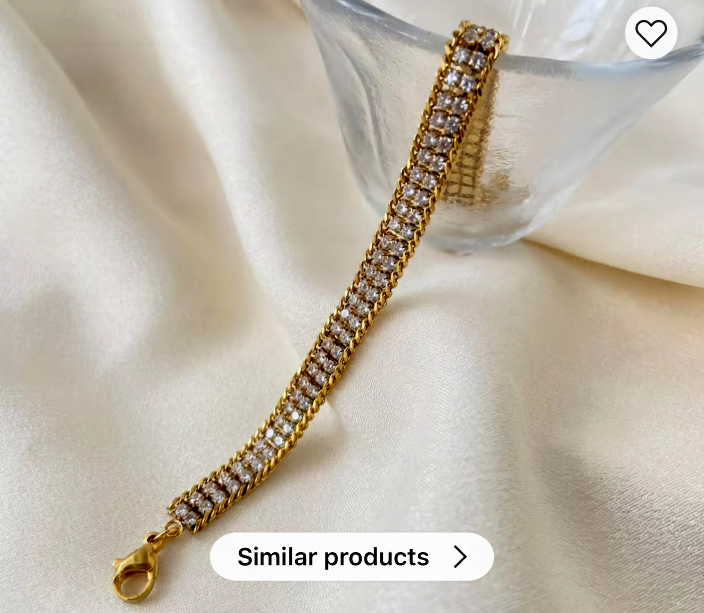 Elegant Crystal Tennis Bracelet for Women