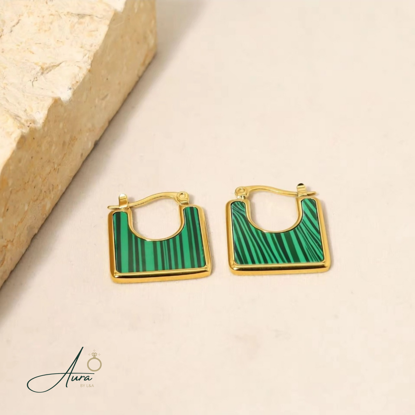 Elegant Square Hoop Earrings (Deal of 3 Colours Set) – Modern Minimalist Design