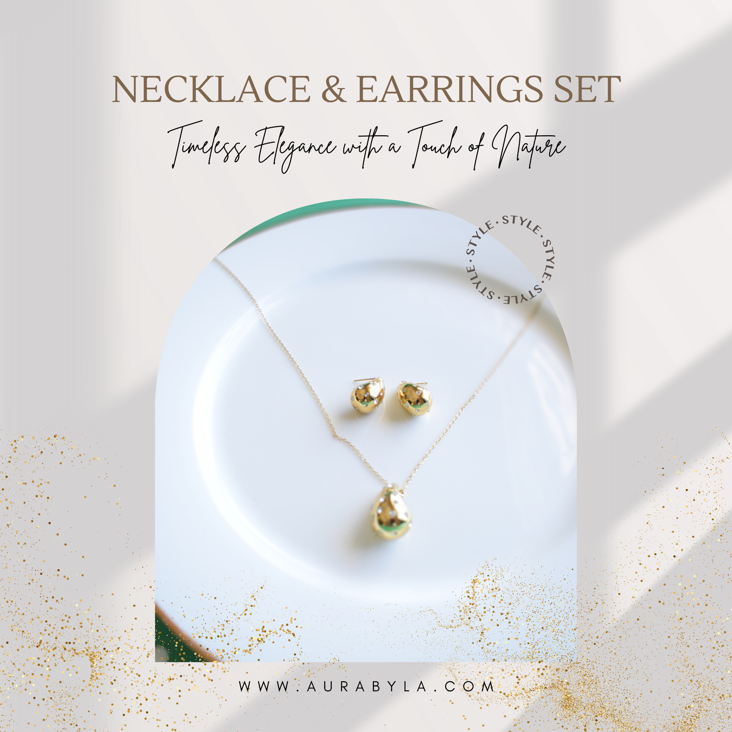 Premium Design Necklace & Earrings Set